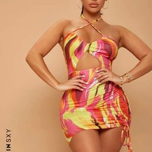 Colorful SHEIN dress - never worn